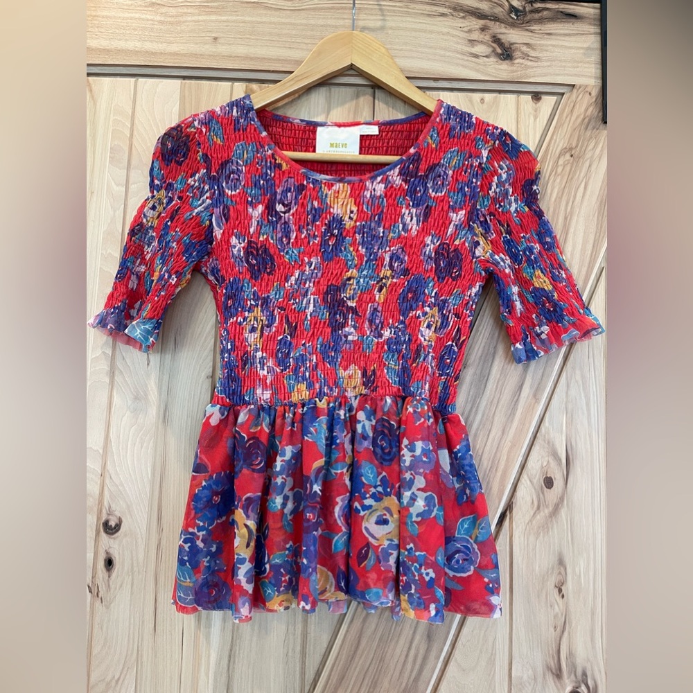 Anthropologie / Maeve peplum top
